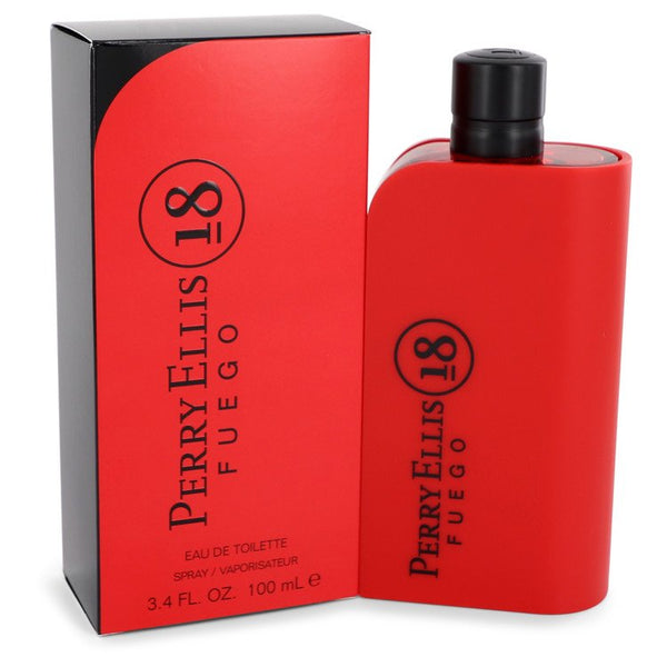 Perry Ellis 18 Fuego by Perry Ellis Eau De Toilette Spray 3.4 oz for Men Default Title
