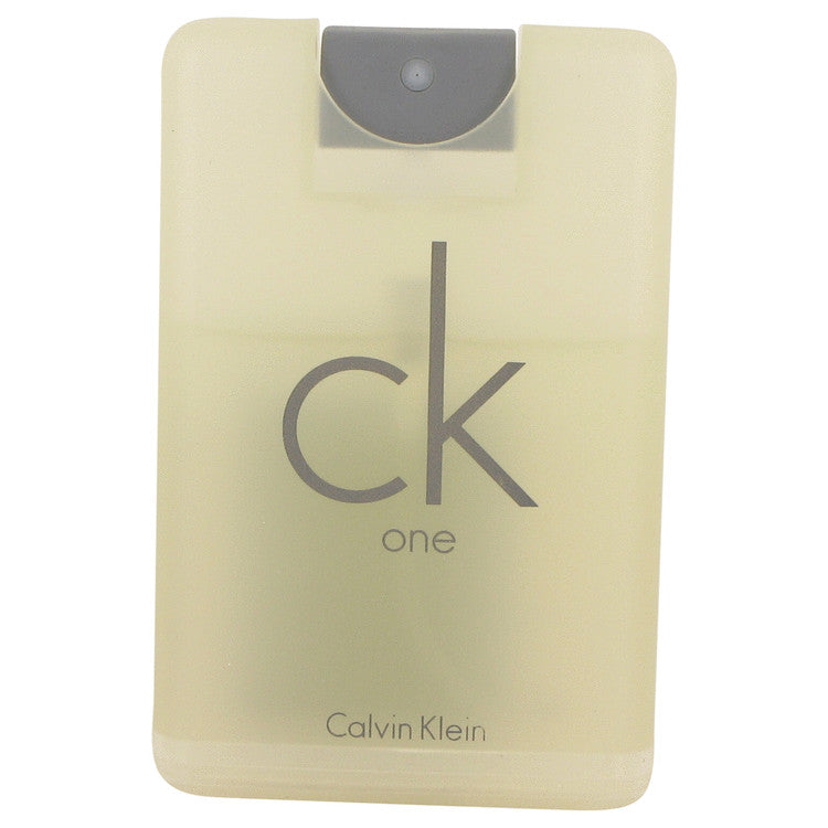 Ck One by Calvin Klein Travel Eau De Toilette Spray (Unisex Unboxed) .68 oz for Men - GreatEagleInc