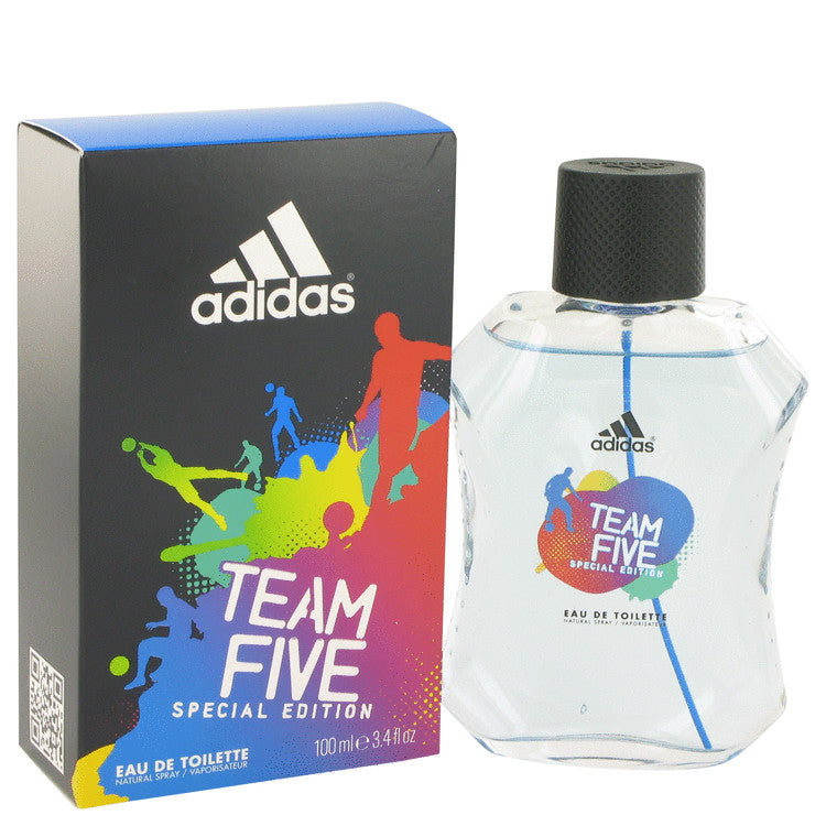 Adidas Team Five by Adidas Eau De Toilette Spray 3.4 oz for Men - Beauty & Fragrance