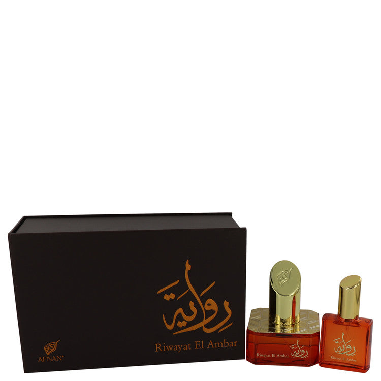 Riwayat El Ambar by Afnan Eau De Parfum Spray + Free .67 oz Travel EDP Spray 1.7 oz for Women Default Title