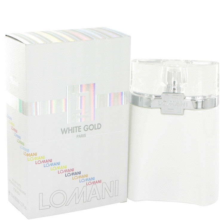 Lomani White Gold by Lomani Eau De Toilette Spray 3.4 oz for Men - GreatEagleInc