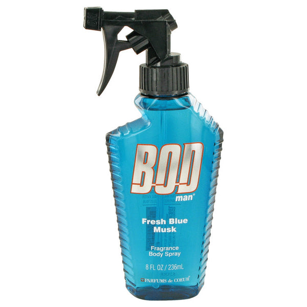 Bod Man Fresh Blue Musk by Parfums De Coeur Body Spray 8 oz for Men - GreatEagleInc