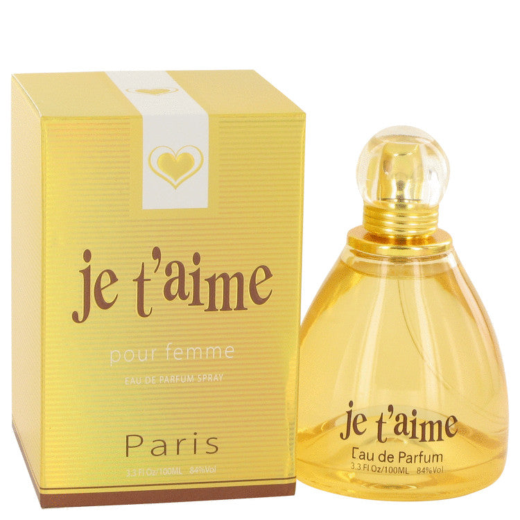 Je T'aime by YZY Perfume Eau De Parfum Spray 3.3 oz for Women - GreatEagleInc