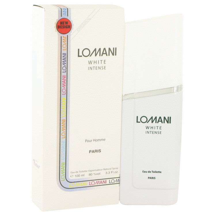 Lomani White Intense by Lomani Eau De Toilette Spray 3.3 oz for Men - GreatEagleInc