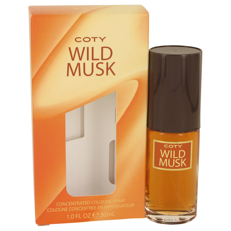 WILD MUSK by Coty Concentrate Cologne Spray 1 oz for Women - GreatEagleInc