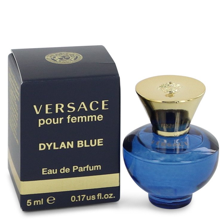 Versace Pour Femme Dylan Blue by Versace Mini EDP .17 oz for Women - GreatEagleInc