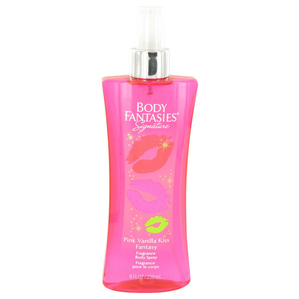 Body Fantasies Signature Pink Vanilla Kiss Fantasy by Parfums De Coeur Body Spray 8 oz for Women Default Title