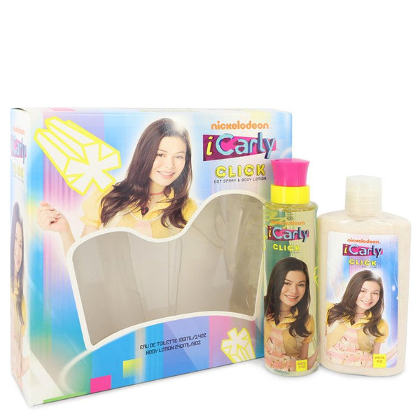 iCarly Click by Marmol & Son Gift Set -- 3.4 oz Eau De Toilette Spray + 8 oz Body Lotion for Women Default Title