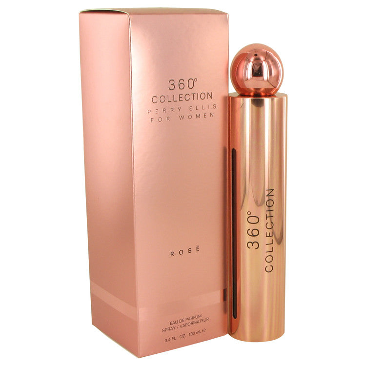 Perry Ellis 360 Collection Rose by Perry Ellis Eau De Parfum Spray 3.4 oz for Women - Beauty & Fragrance