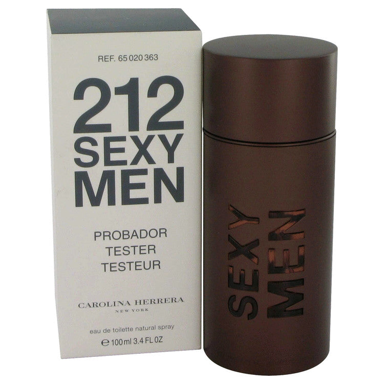 212 Sexy by Carolina Herrera Eau De Toilette Spray (Tester) 3.3 oz for Men Tester 3.3 oz