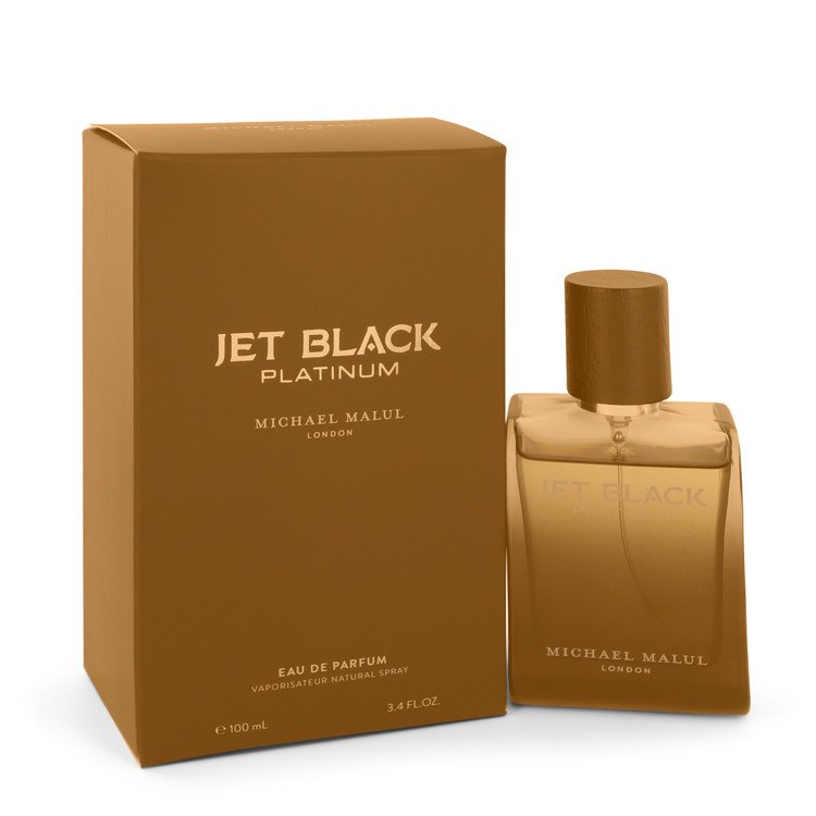 Jet Black Platinum by Michael Malul Eau De Parfum Spray 3.4 oz for Men Regular