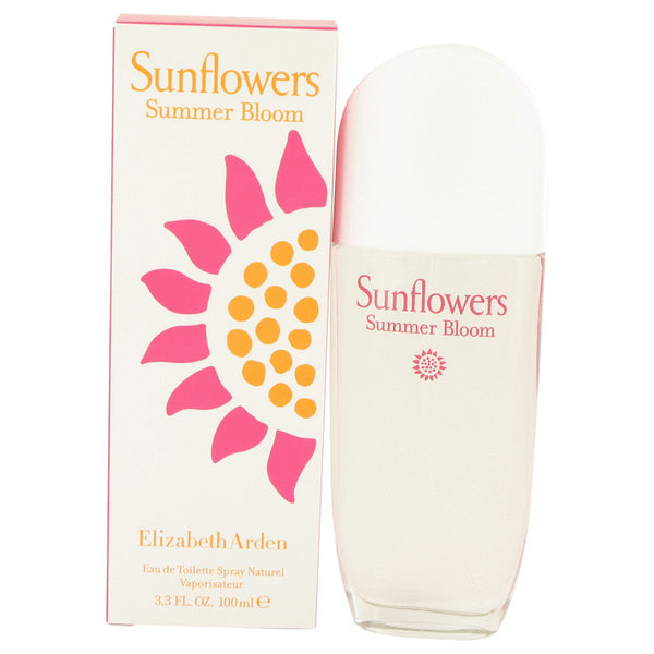 Sunflowers Summer Bloom by Elizabeth Arden Eau De Toilette Spray 3.3 oz for Women - GreatEagleInc
