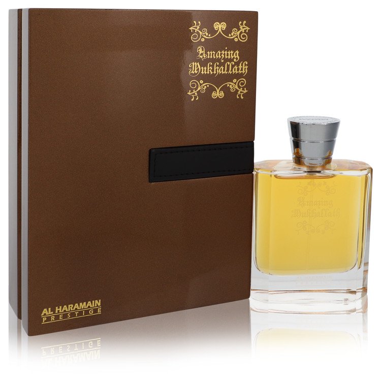Al Haramain Amazing Mukhallath by Al Haramain Eau De Parfum Spray 3.4 oz for Men Unisex