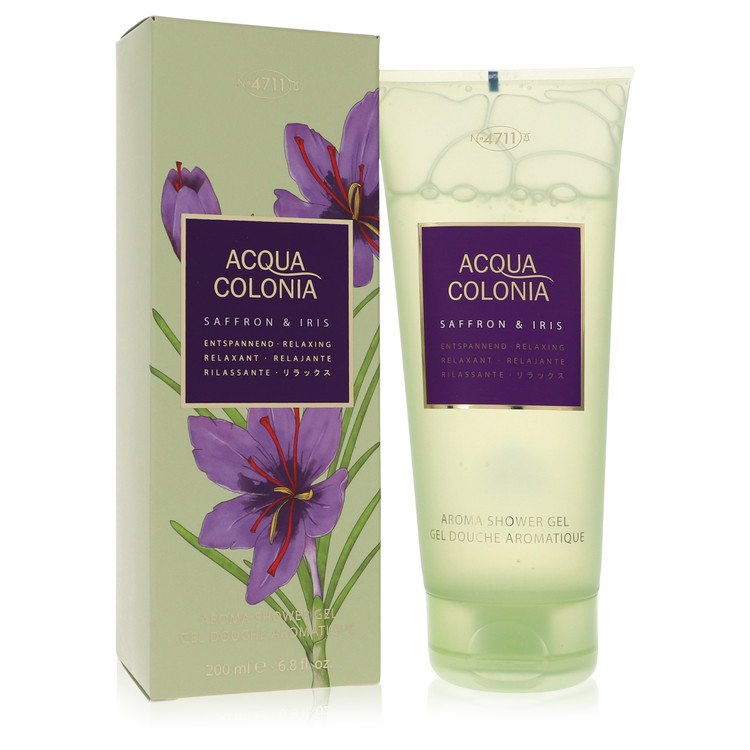 4711 Acqua Colonia Saffron & Iris by 4711 Shower Gel 6.8 oz for Women - GreatEagleInc