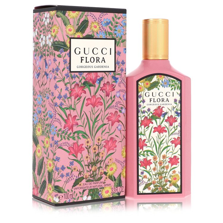 Flora Gorgeous Gardenia by Gucci Eau De Parfum Spray 3.4 oz for Women - Beauty & Fragrance