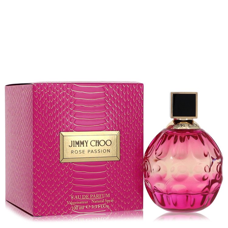 Jimmy Choo Rose Passion by Jimmy Choo Eau De Parfum Spray 3.3 oz for Women - GreatEagleInc