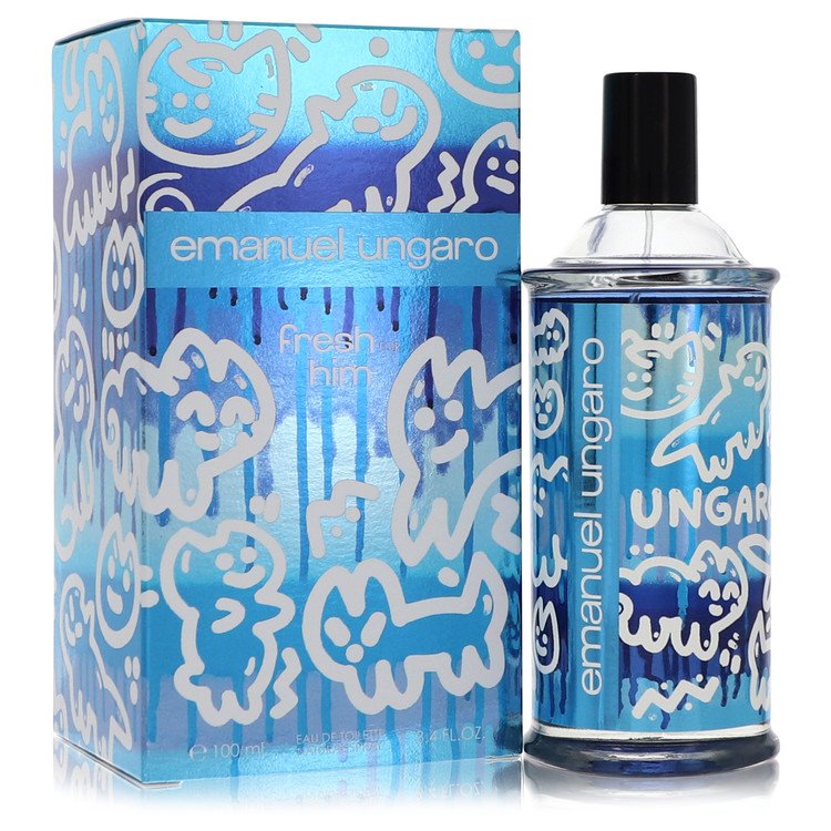 Emanuel Ungaro Fresh For Him by Ungaro Eau De Toilette Spray 3.4 oz for Men Default Title