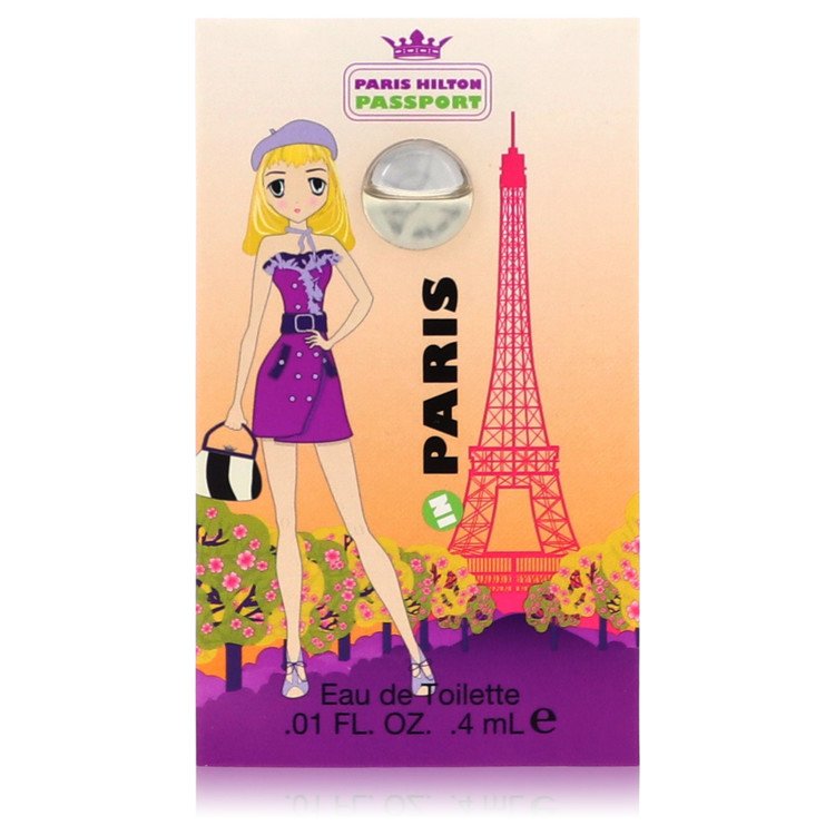 Paris Hilton Passport in Paris by Paris Hilton Vial (sample) 0.01 oz for Women Default Title