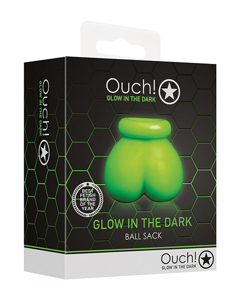 Shots Ouch Ball Sack - Glow In The Dark - GreatEagleInc