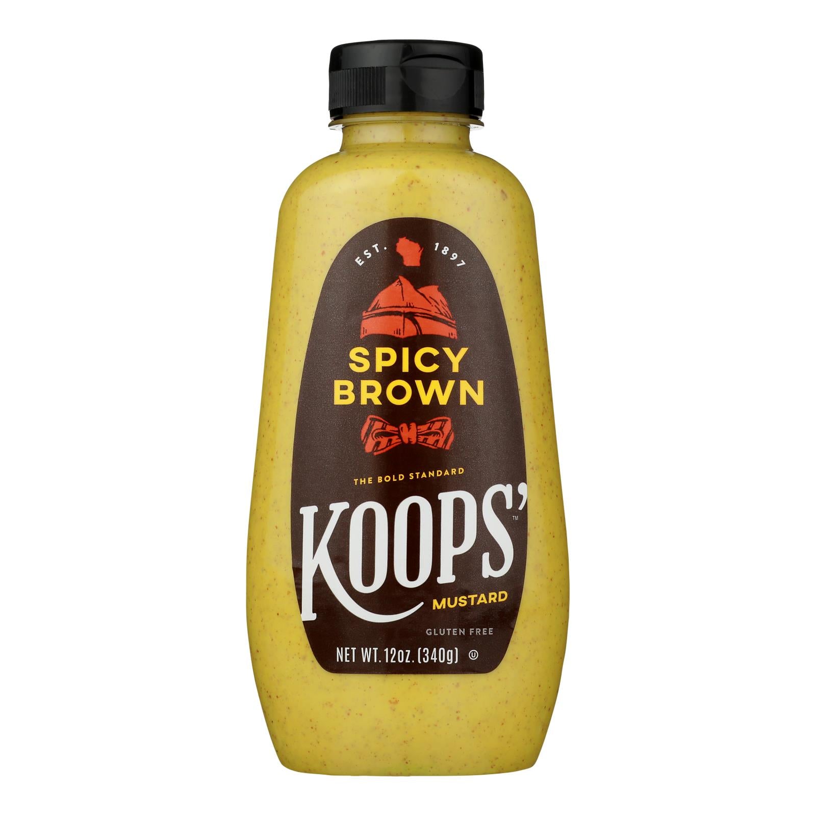 Koops' - Mustard Deli Style - Case Of 12 - 12 Oz - GreatEagleInc