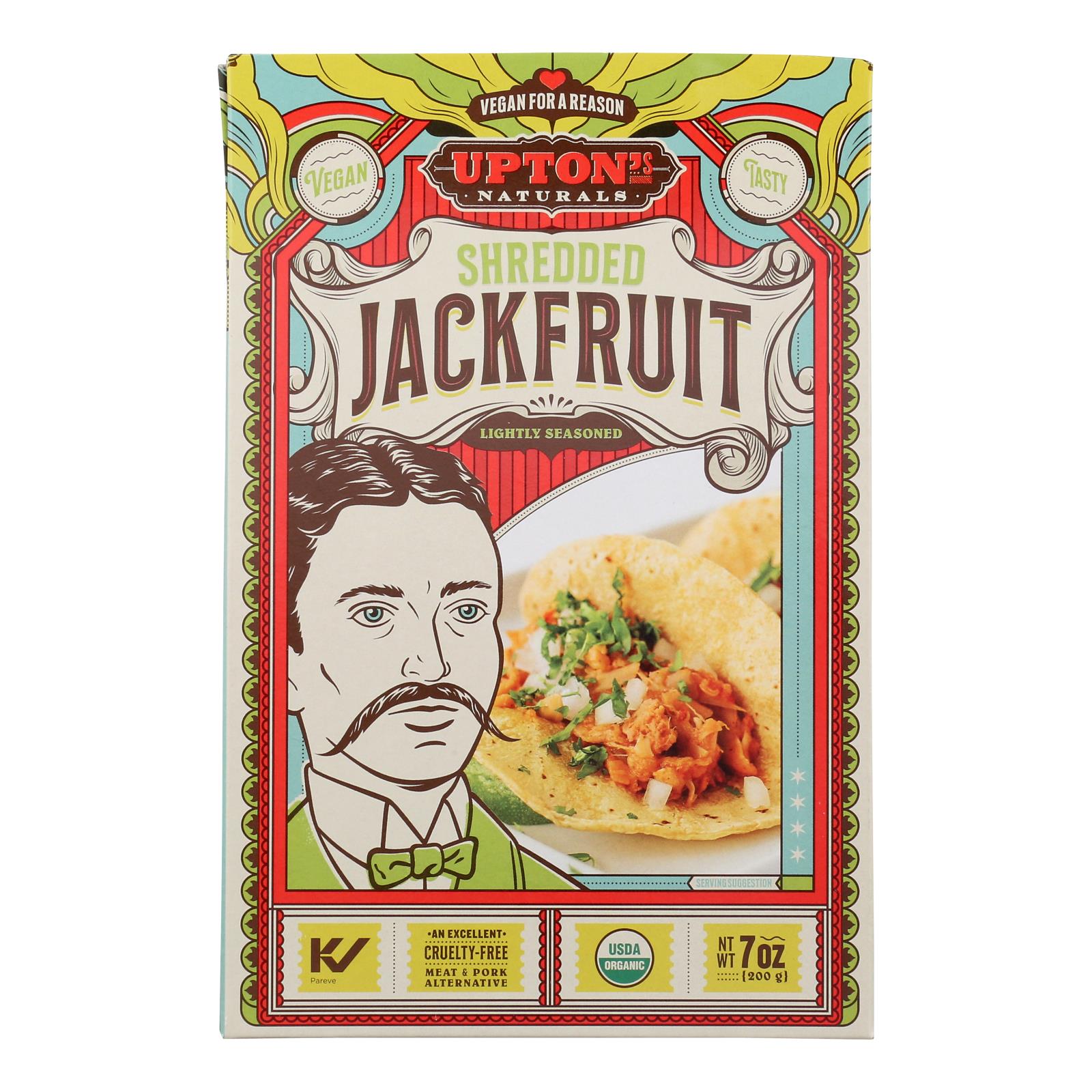 Upton's Naturals - Jackfruit Shrd Light Snsd - Case Of 6-7 Oz - GreatEagleInc