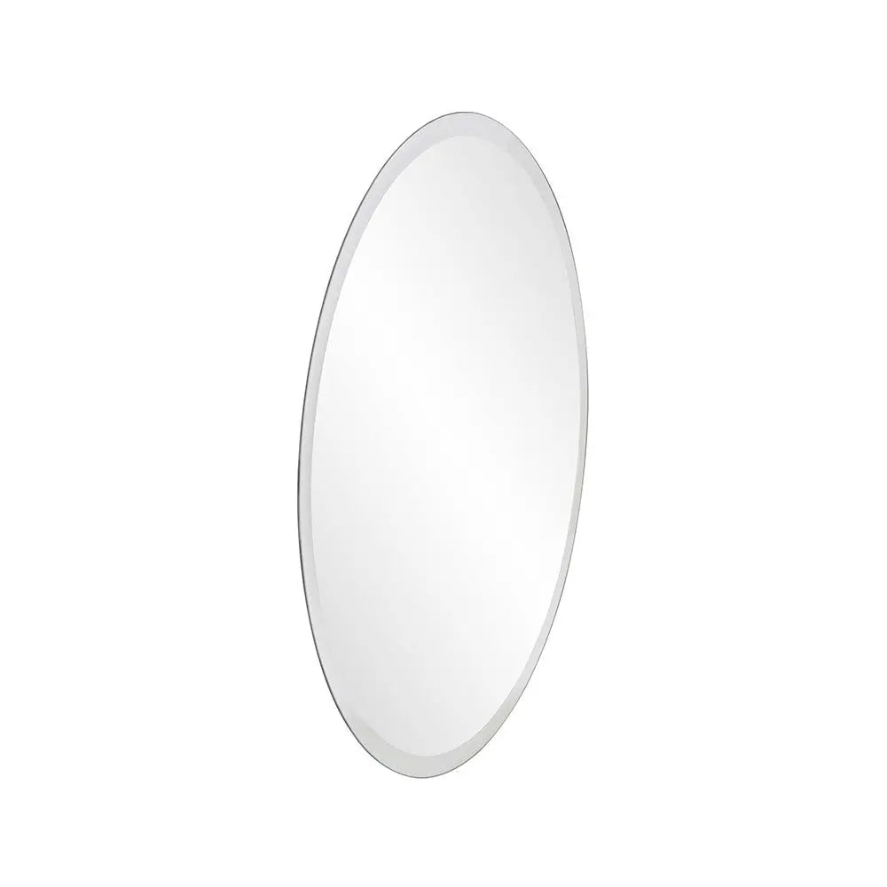 12" Clear Round Unframed Accent Mirror Homeroots Bed & Bath