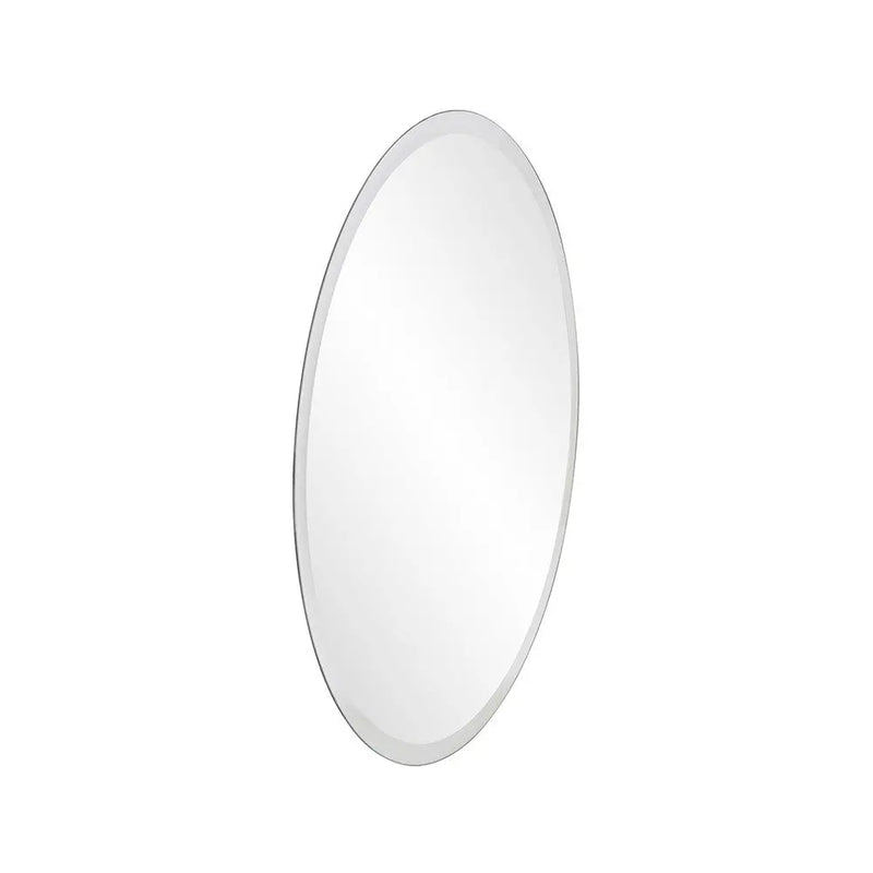 12" Clear Round Unframed Accent Mirror Homeroots Bed & Bath
