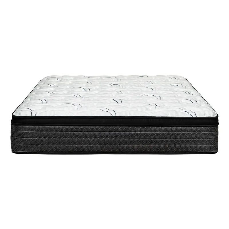 12" Full Double Foam Plush Euro Top Hybrid Mattress Homeroots Bed & Bath