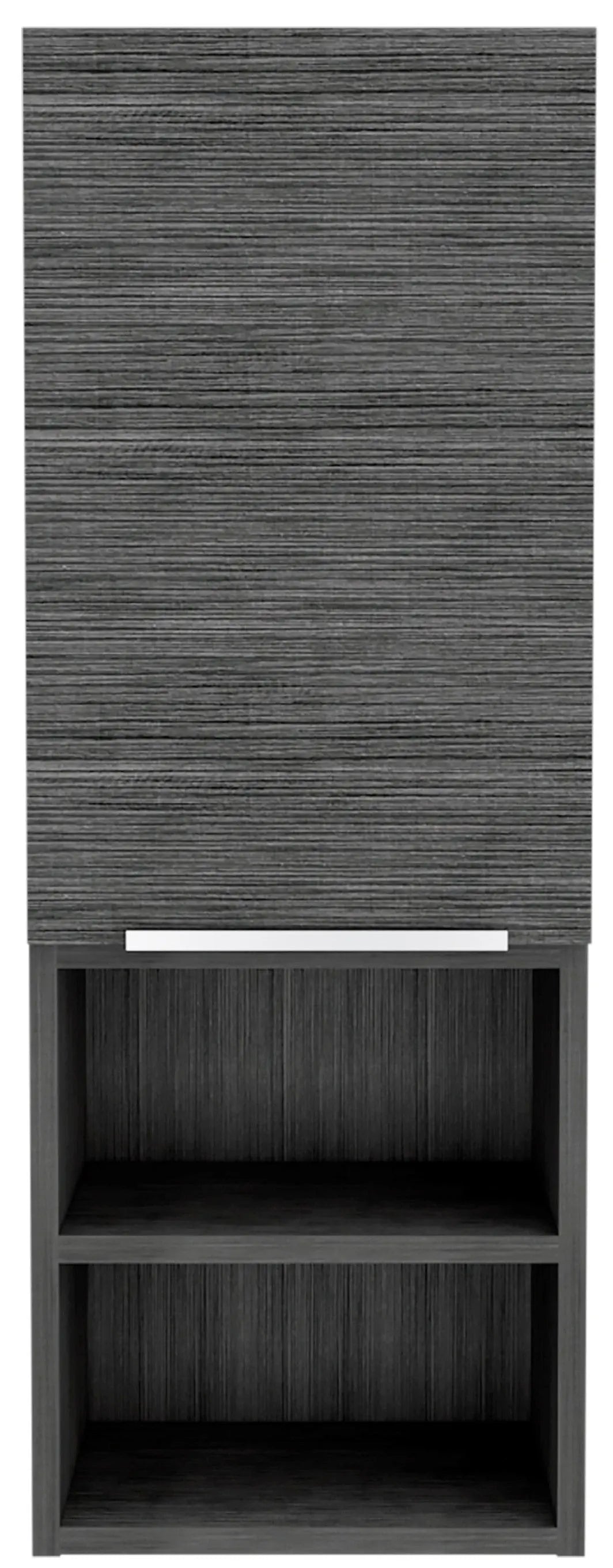 12" Gray Wood Floating Single Door Bathroom Vanity Homeroots Kitchen & Dining