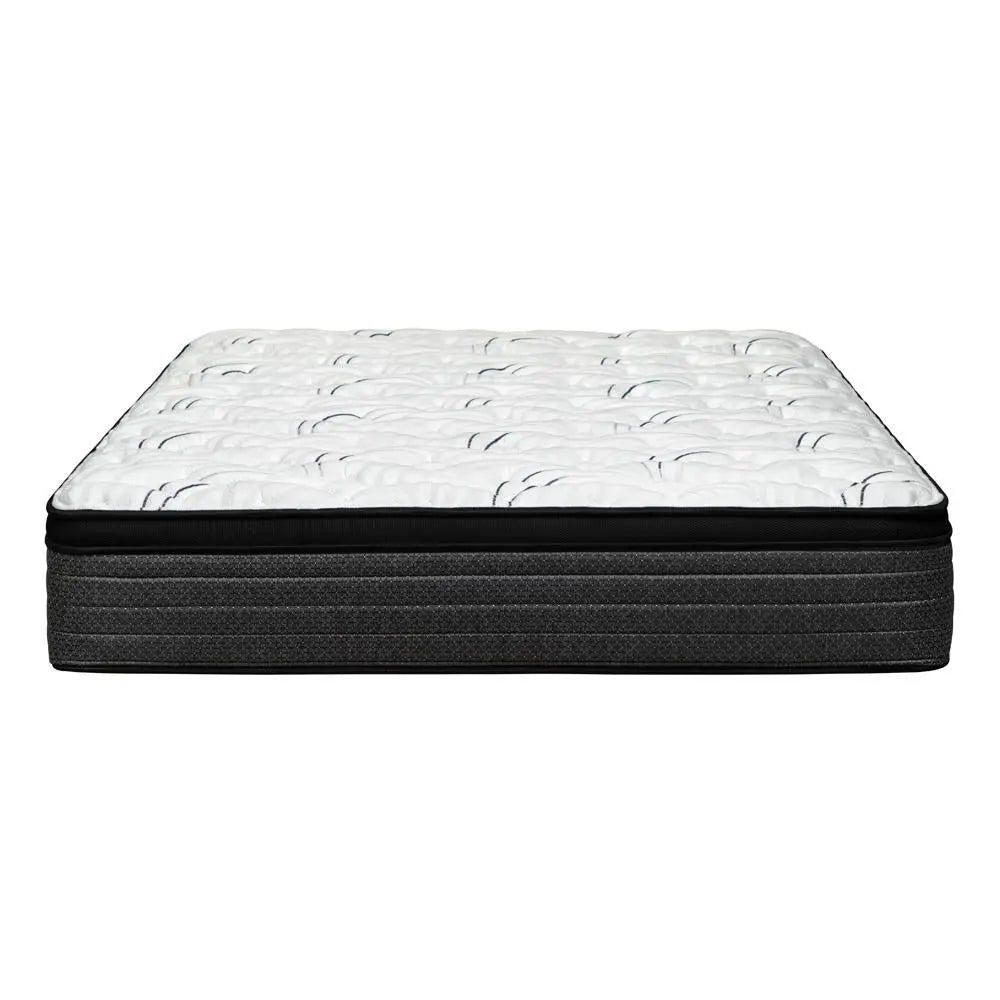 12" RV King 72 x 80 Foam Plush Euro Top Hybrid Mattress Homeroots Bed & Bath