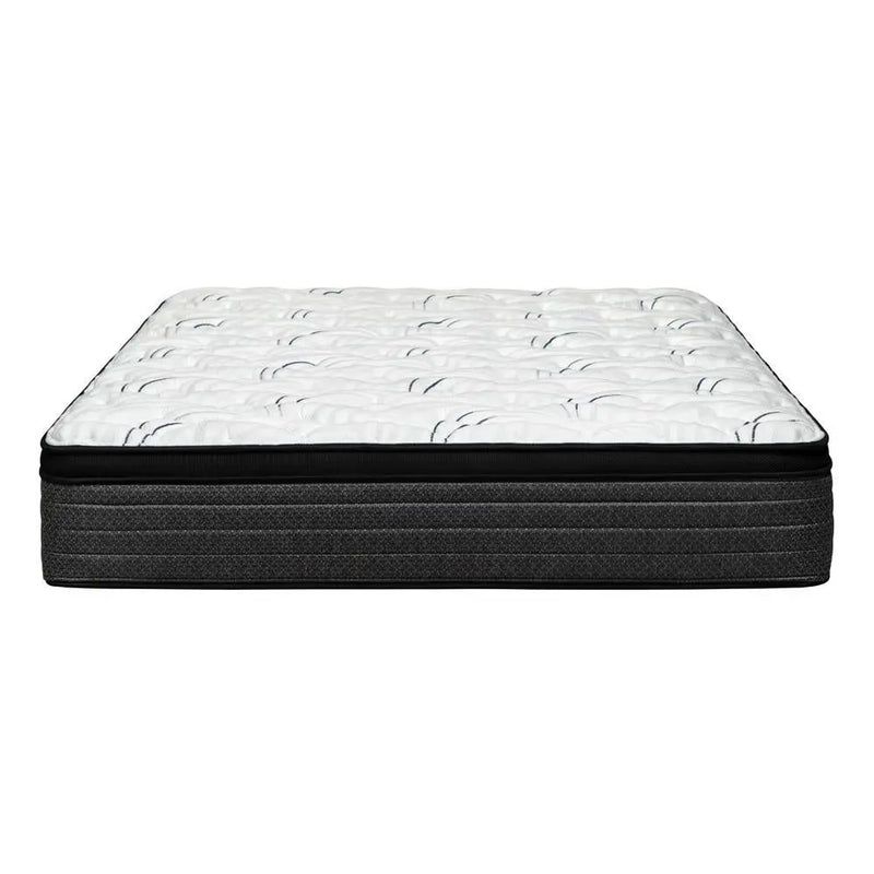 12" RV King 72 x 80 Foam Plush Euro Top Hybrid Mattress Homeroots Bed & Bath