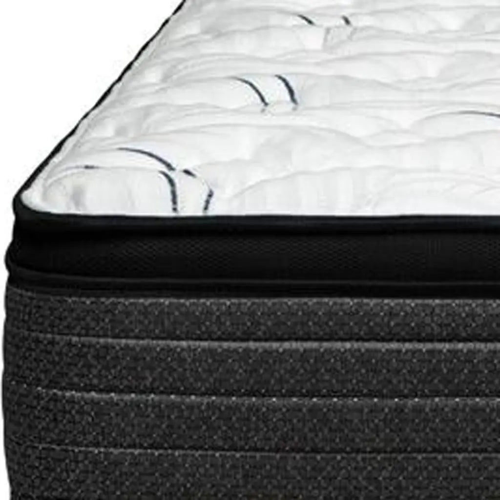 12" Short Queen 60 x 74 Foam Plush Euro Top Hybrid Mattress Homeroots Bed & Bath