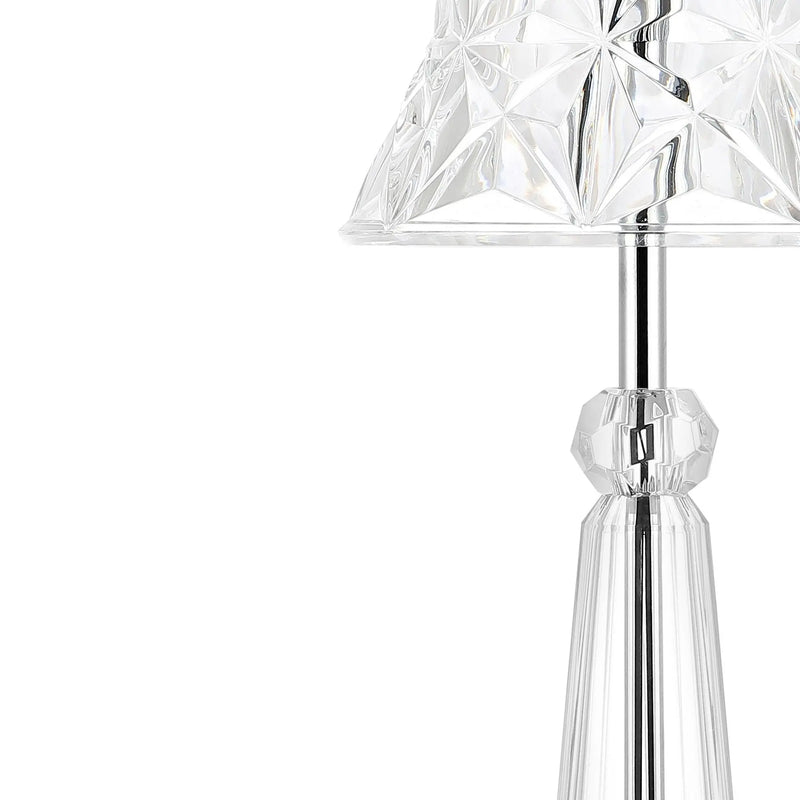 12" Silver Novelty USB Table Lamp With Empire Shade Homeroots Lighting