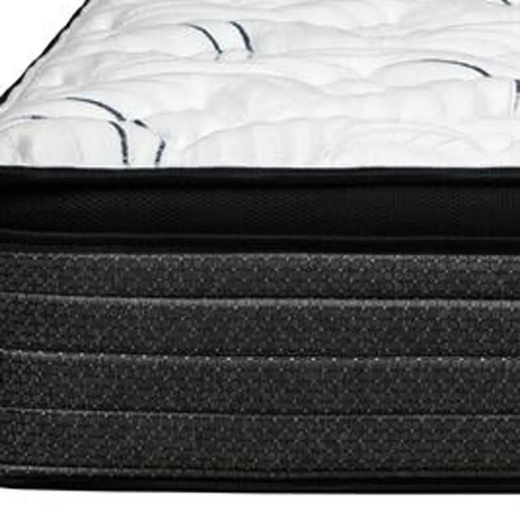 12" Split California King Foam Plush Euro Top Hybrid Mattress Homeroots Bed & Bath