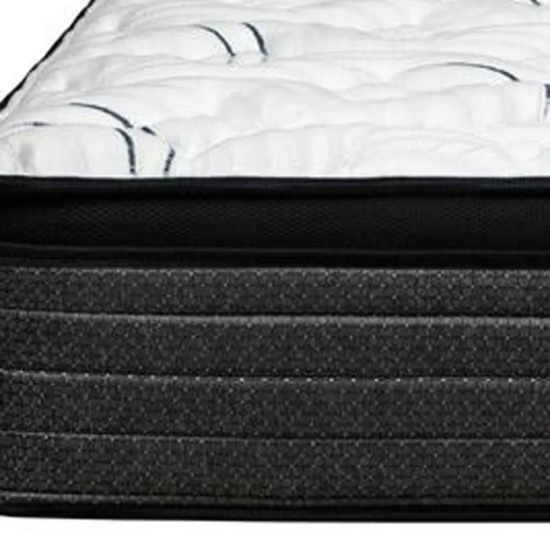 12" Split California King Foam Plush Euro Top Hybrid Mattress Homeroots Bed & Bath