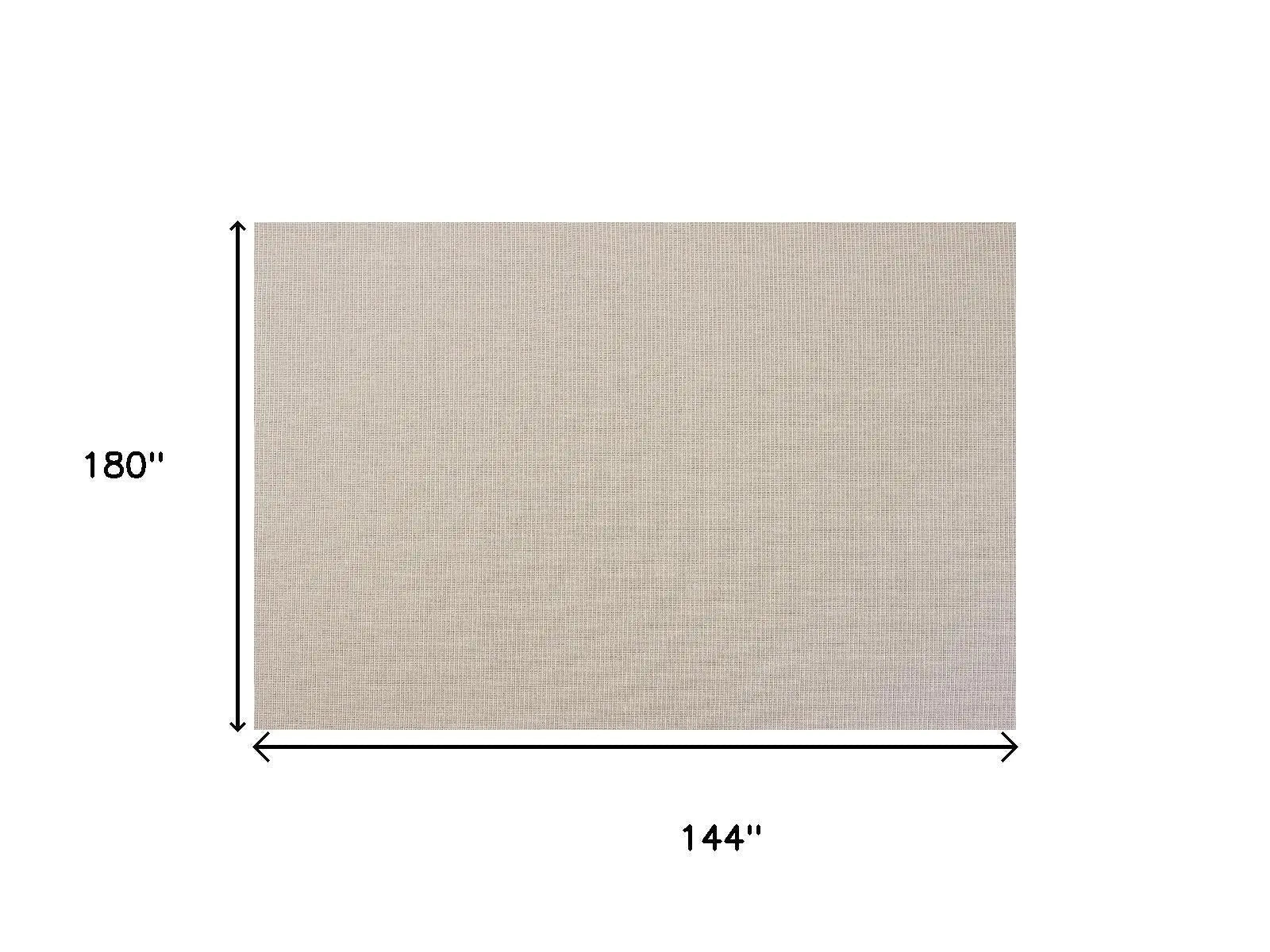 12' X 15' Beige Indoor Outdoor Area Rug Homeroots Outdoor
