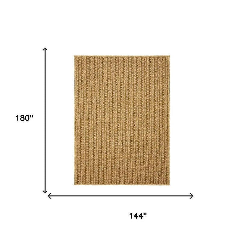 12' X 15' Beige Indoor Outdoor Area Rug Homeroots Outdoor