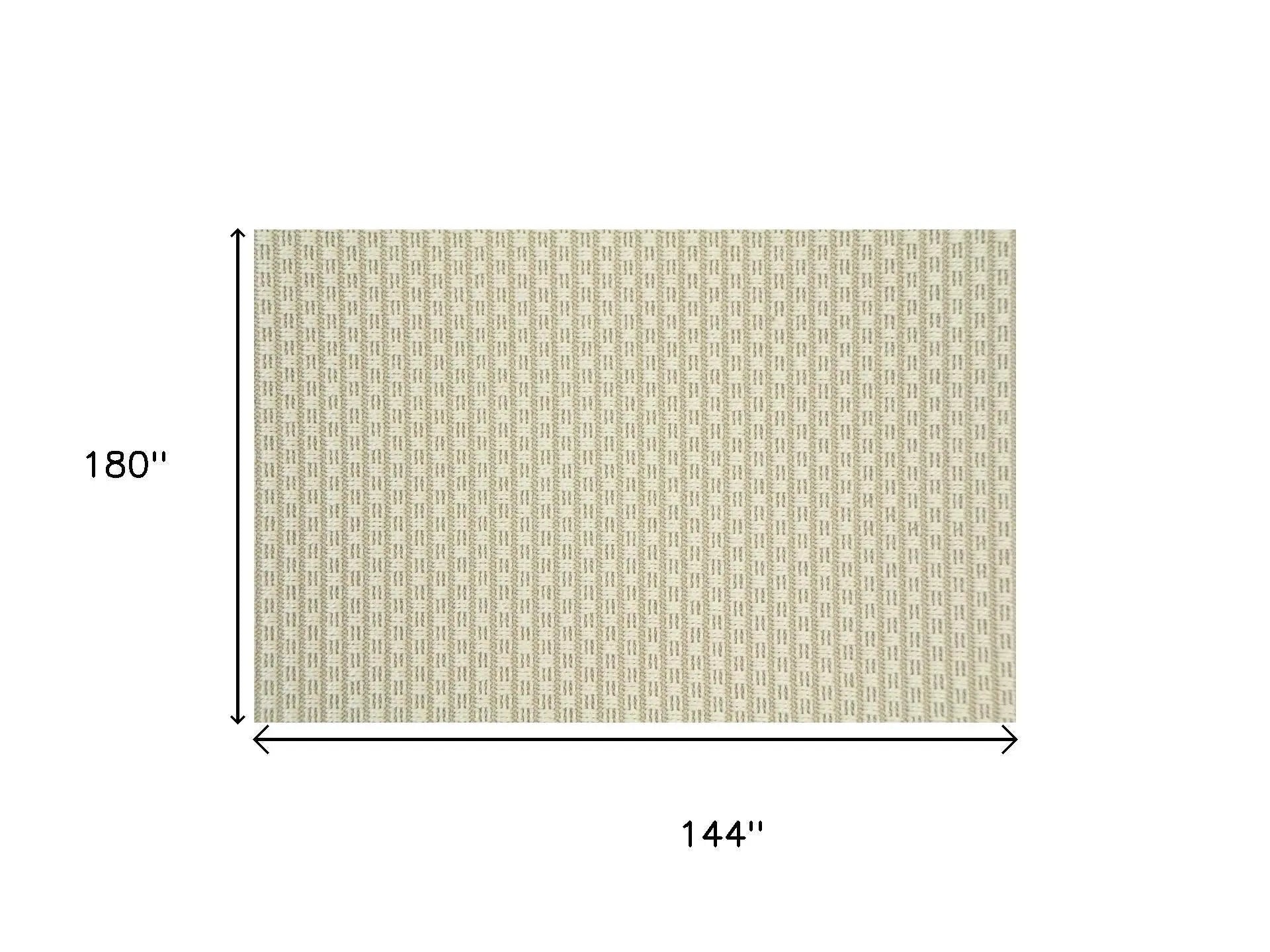 12' X 15' Beige Indoor Outdoor Area Rug Homeroots Outdoor