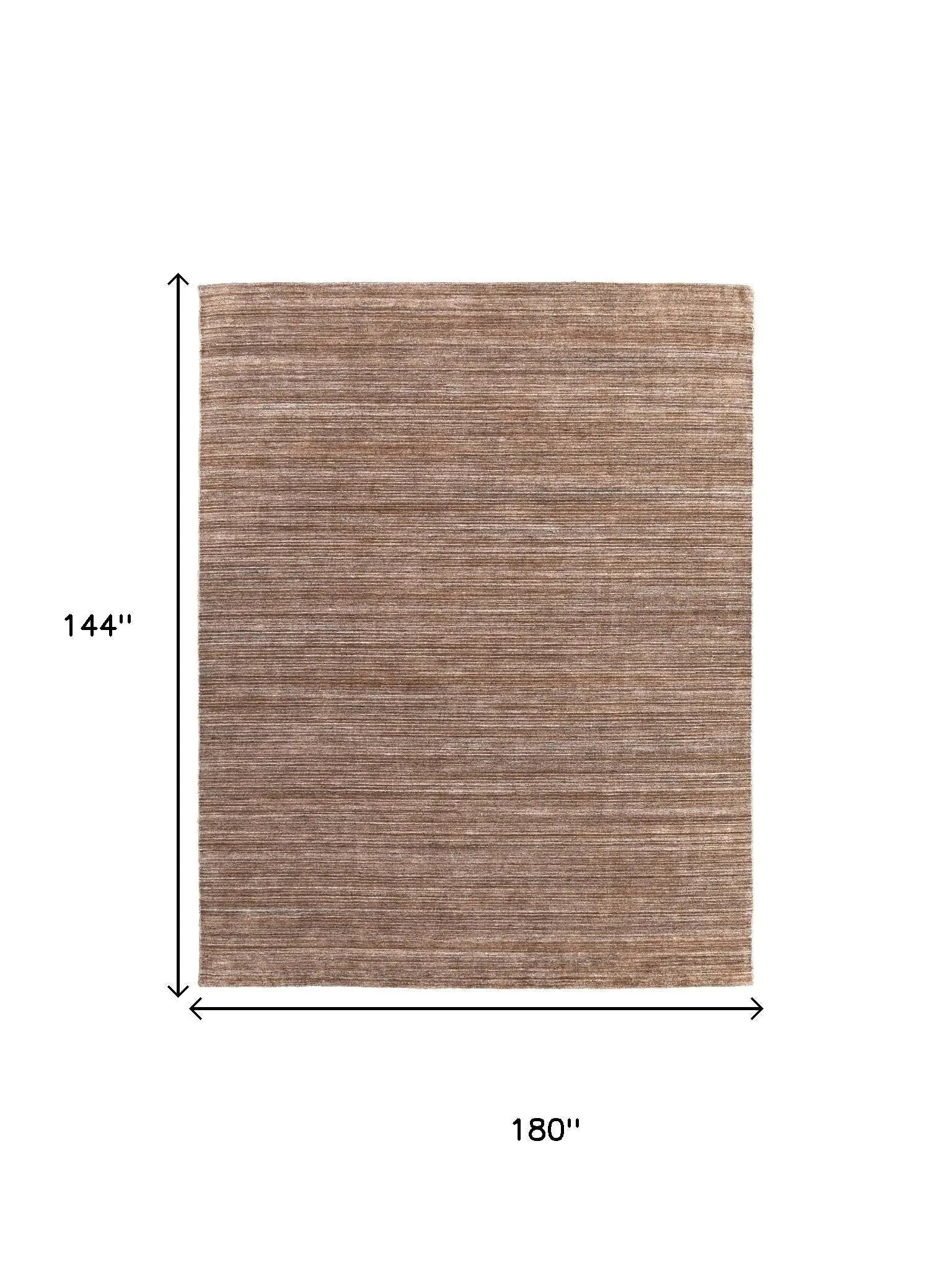 12' X 15' Brown Black And Gray Handmade Indoor Outdoor Area Rug Homeroots Outdoor