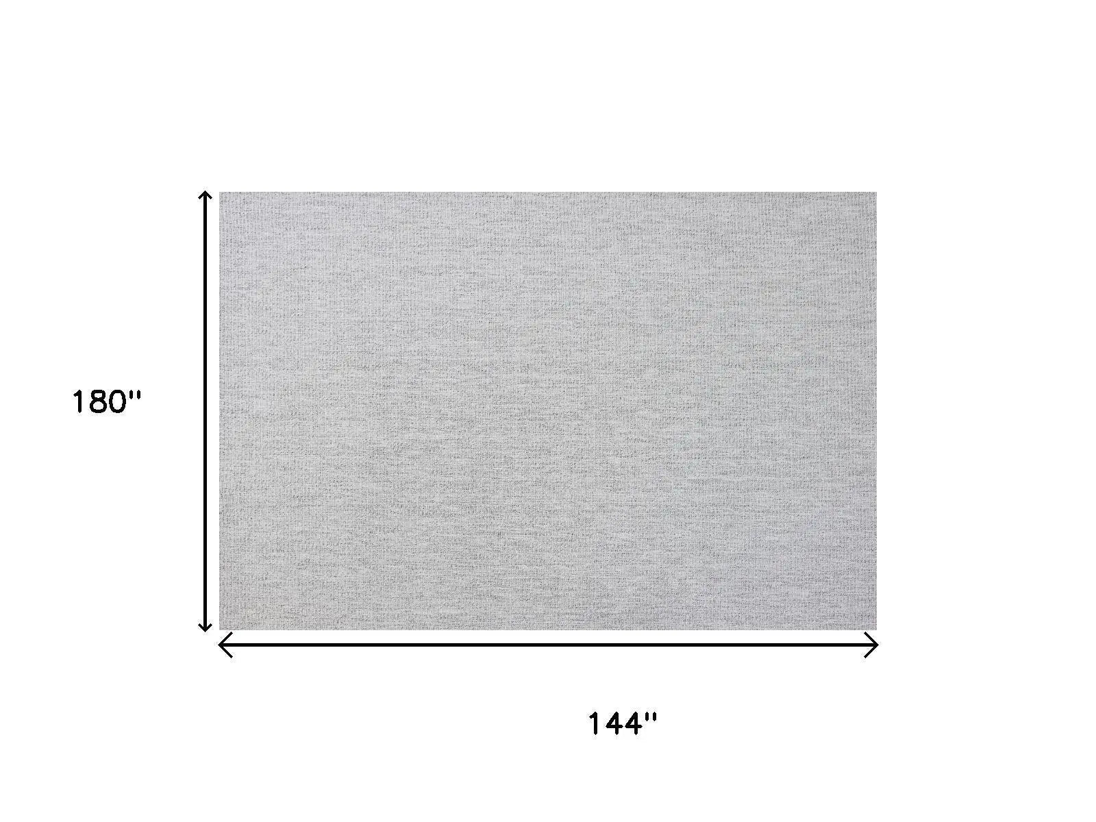 12' X 15' Gray Indoor Outdoor Area Rug Homeroots Outdoor