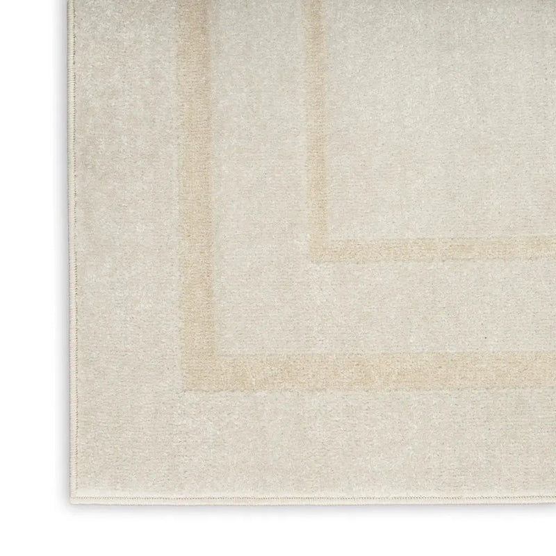 12' X 15' Ivory And Gold Indoor Outdoor Area Rug Homeroots Outdoor