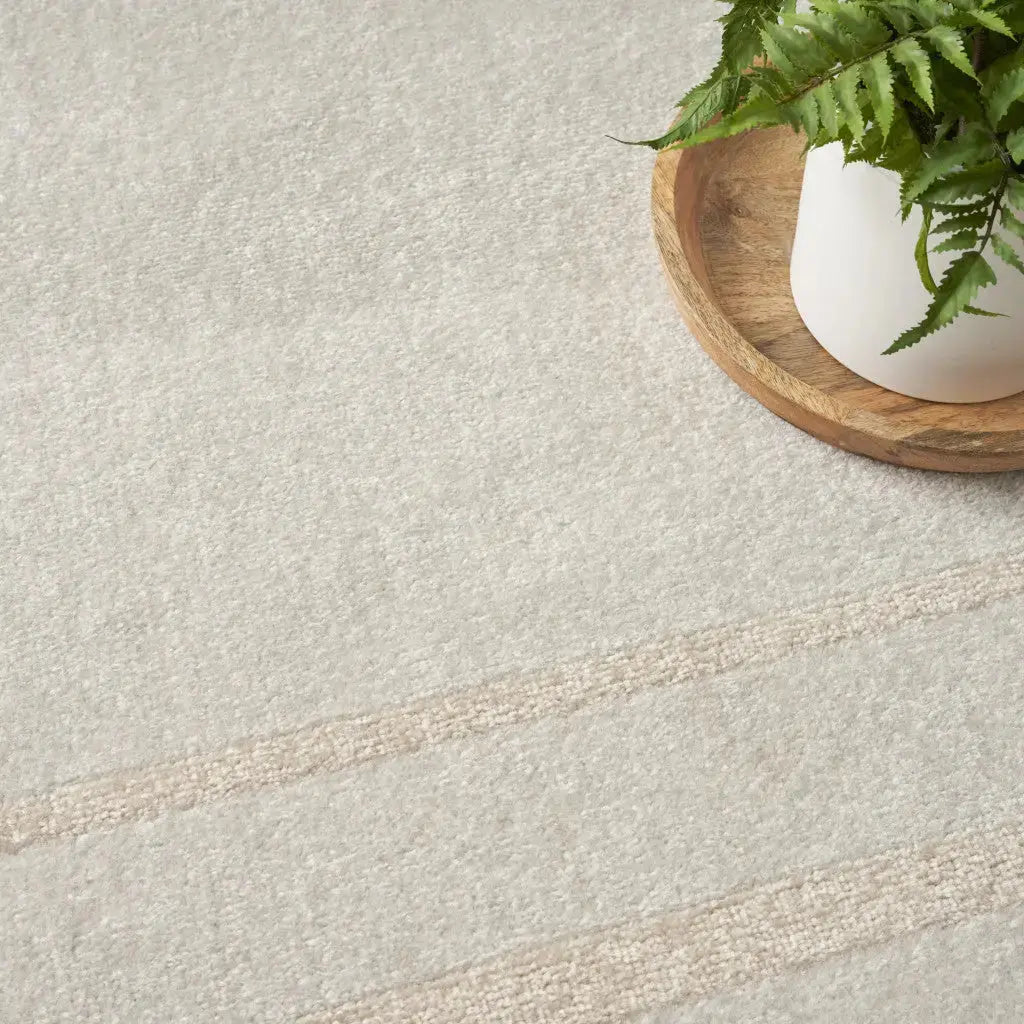 12' X 15' Ivory And Gold Indoor Outdoor Area Rug Homeroots Outdoor