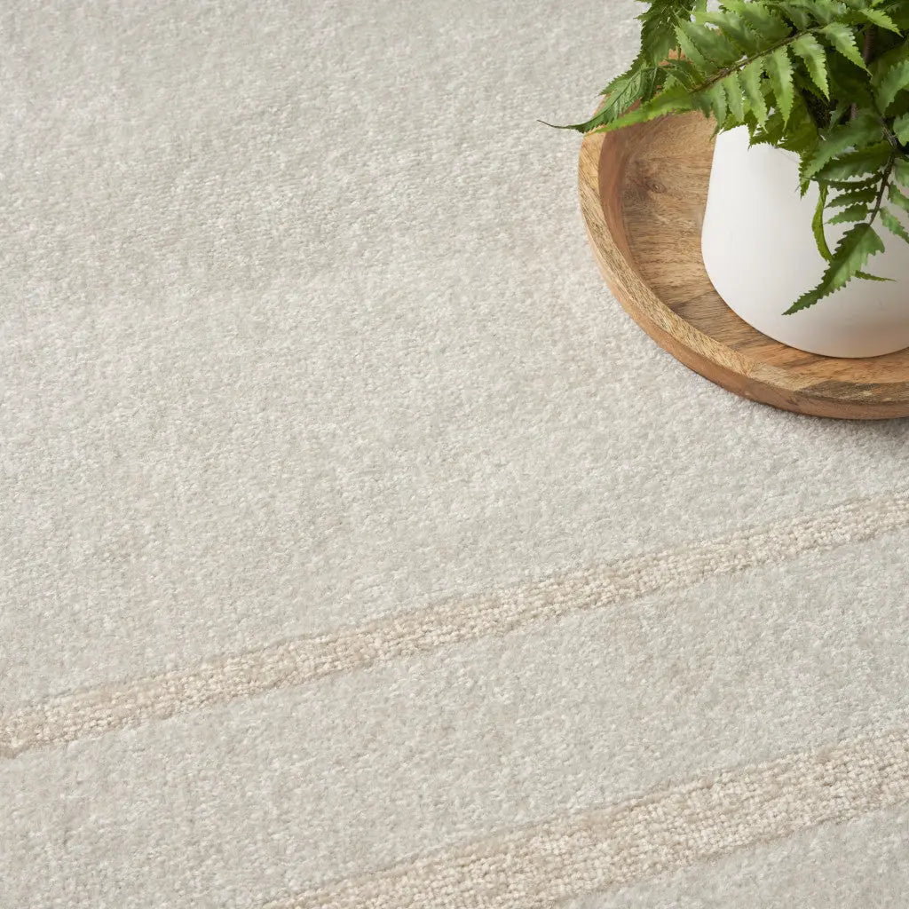 12' X 15' Ivory And Gold Indoor Outdoor Area Rug Homeroots Outdoor