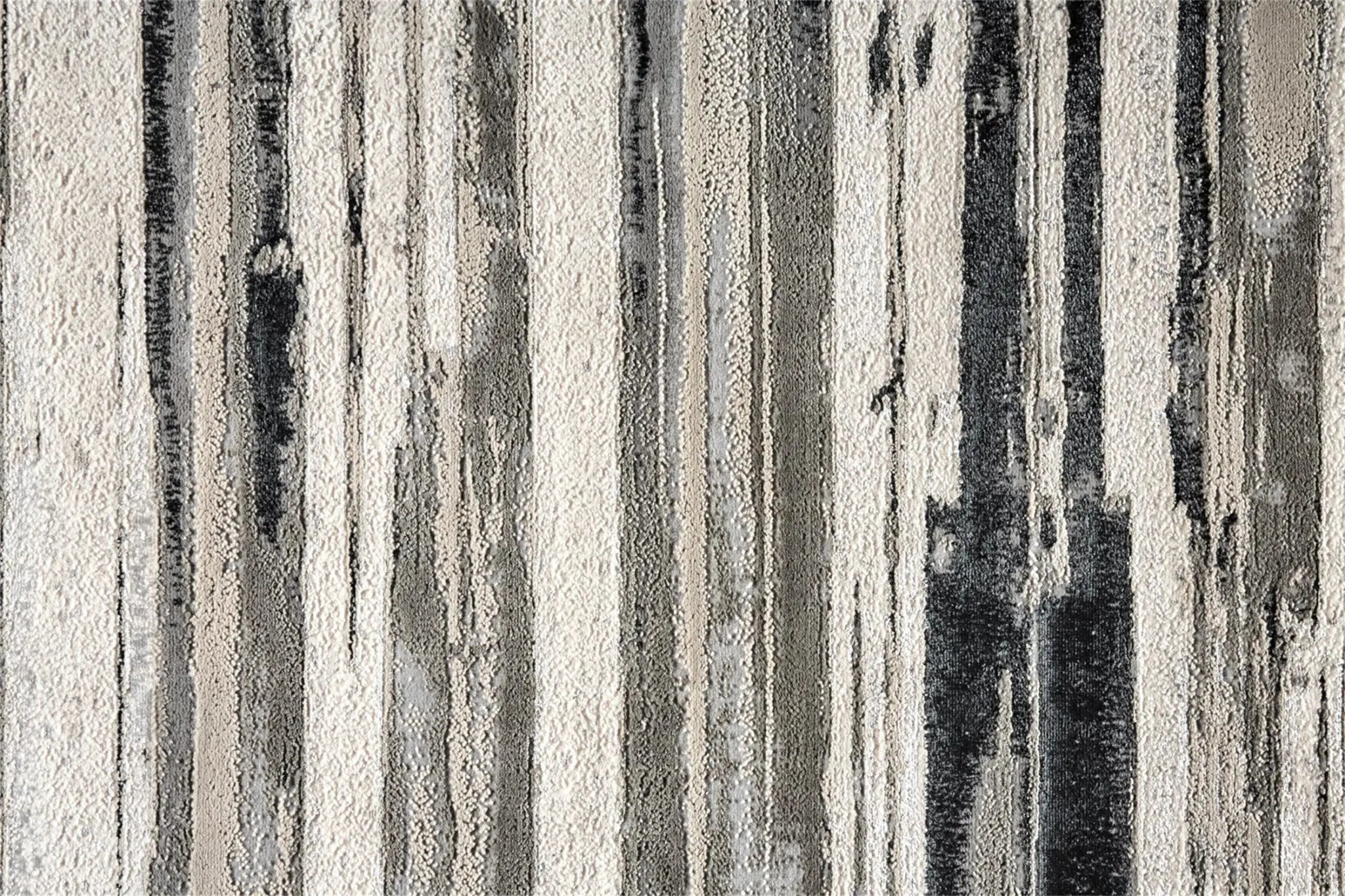 12' X 15' Silver Gray And Black Abstract Stain Resistant Area Rug Homeroots Home Decor