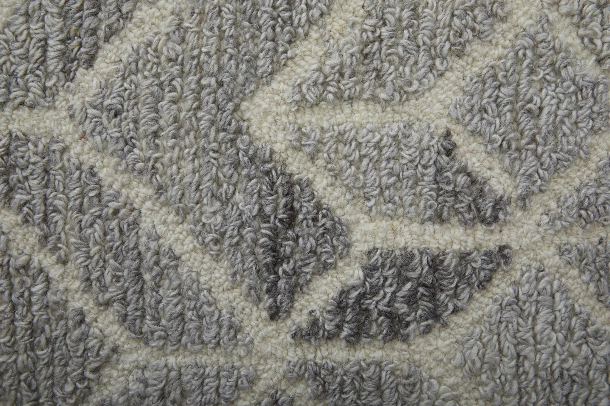 12' X 15' Taupe Gray And Ivory Geometric Hand Tufted Area Rug Homeroots Home Decor