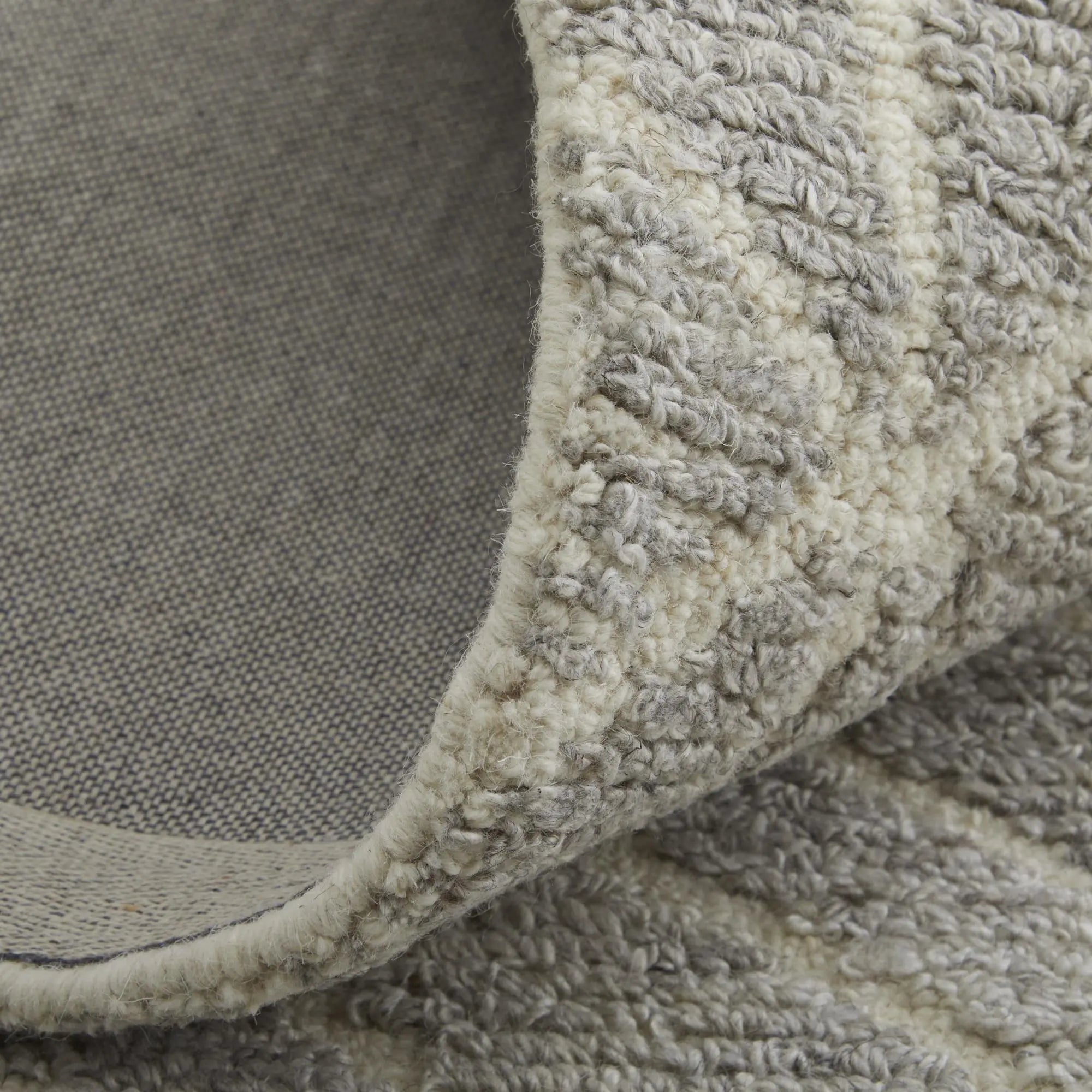 12' X 15' Taupe Gray And Ivory Geometric Hand Tufted Area Rug Homeroots Home Decor