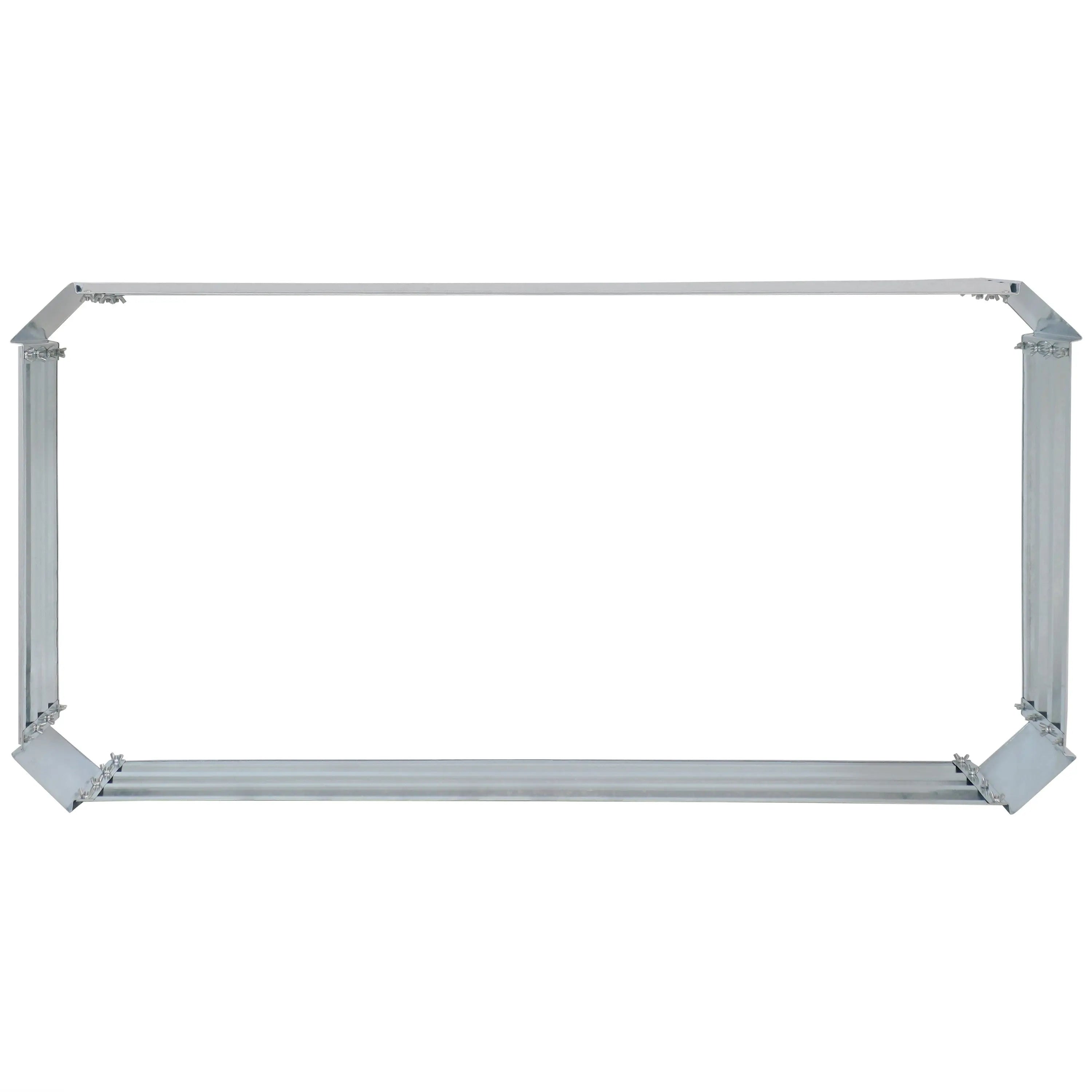 12" X 48" Silver Metal Rectangular Raised Garden Bed Homeroots Outdoor