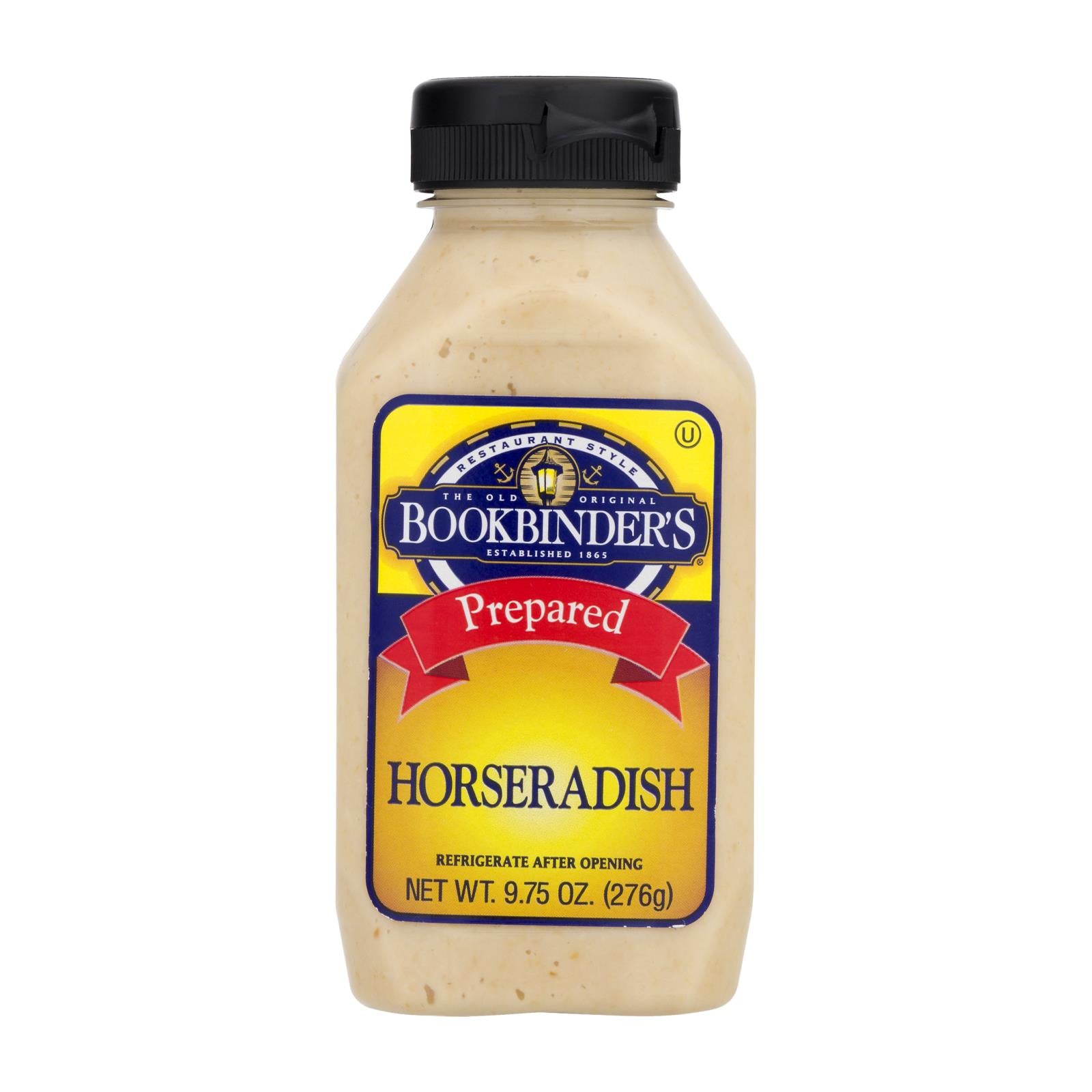 Bookbinder's - Horseradish - Prepared - Case Of 9 - 9.75 Oz. - GreatEagleInc