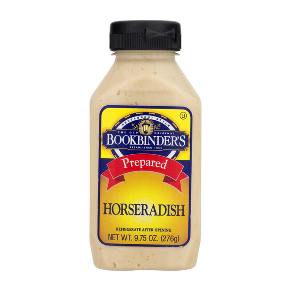 Bookbinder's - Horseradish - Prepared - Case Of 9 - 9.75 Oz. - GreatEagleInc