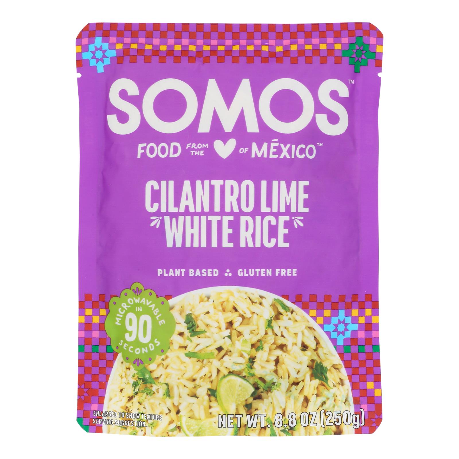Somos - Rice Rth Wht Cilantro - Case Of 6-8.8 Oz - Home & Garden